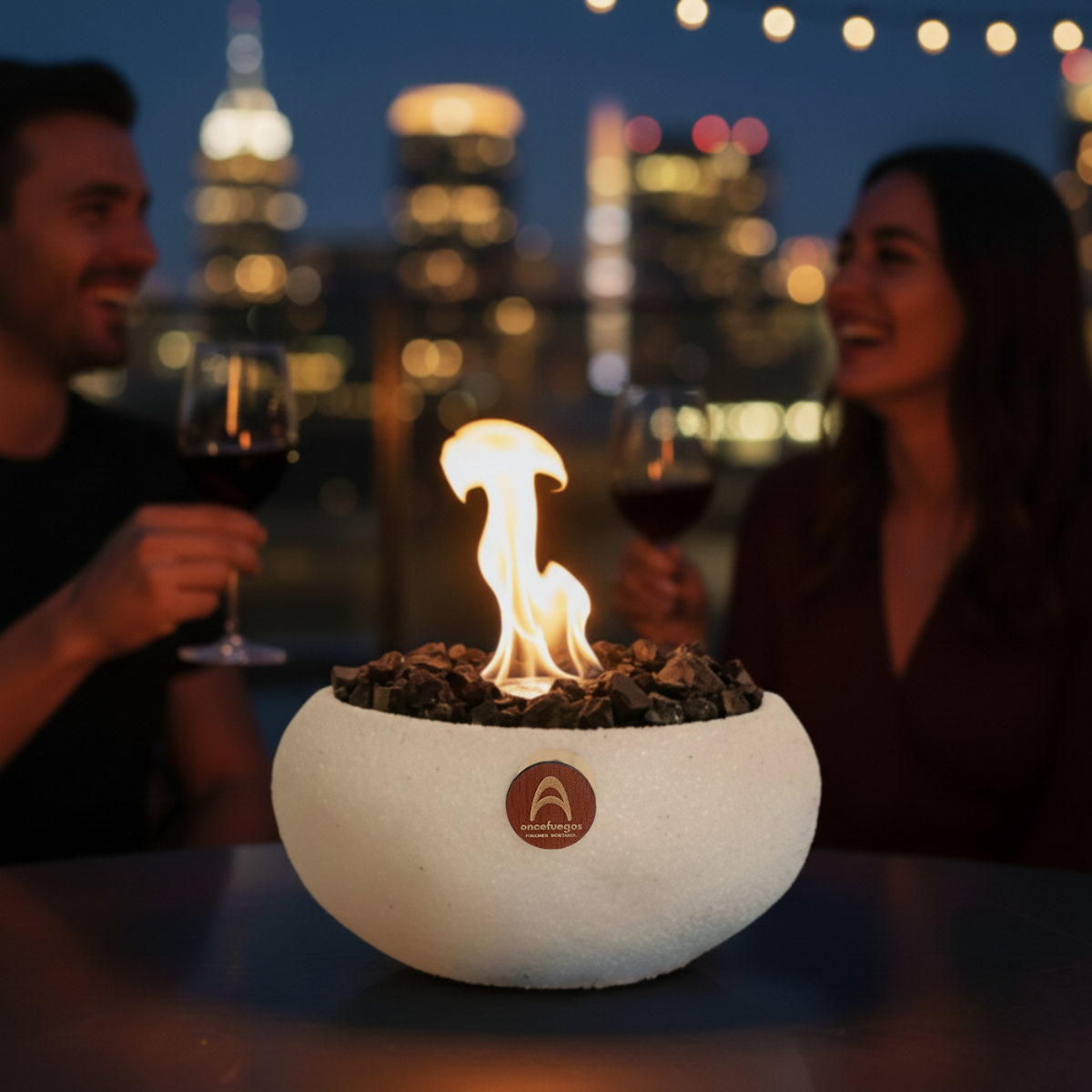 Fogón Grande Cuarzo y Obsidiana