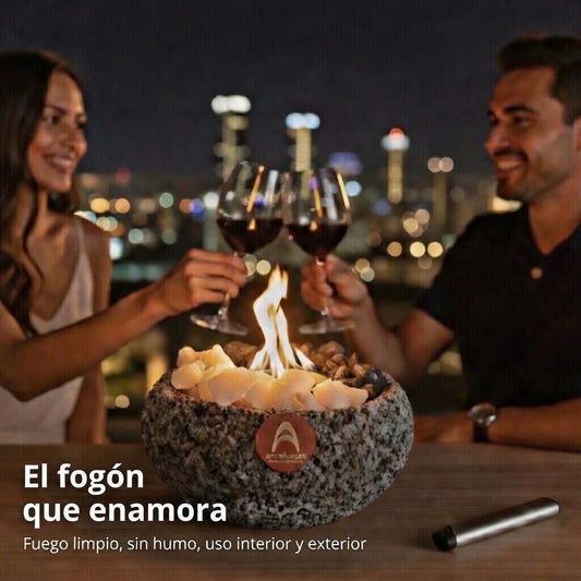 Pack Fogón Mediano + 3 Litros Bioetanol