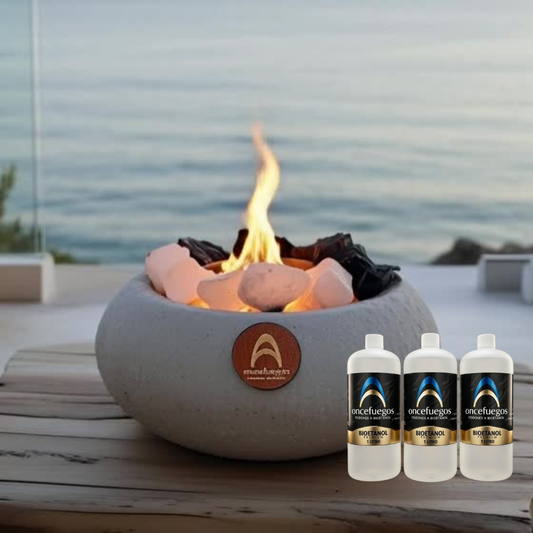 Pack Living Elegante (Cuarzo + Bioetanol)