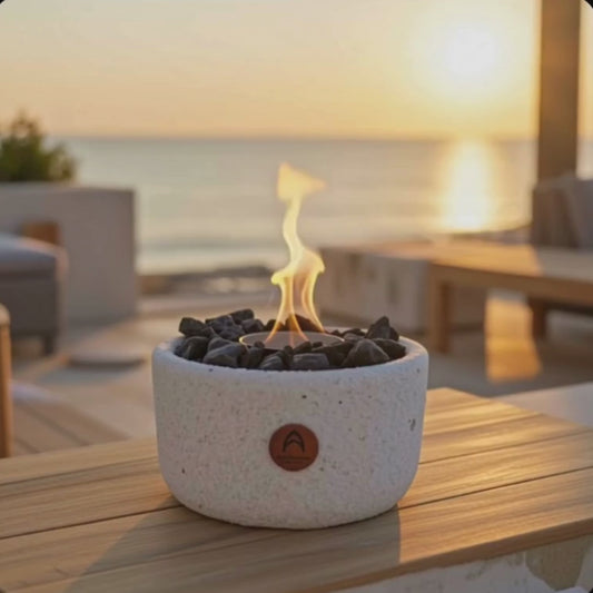 Fogón Mediano Cuarzo & Obsidiana M